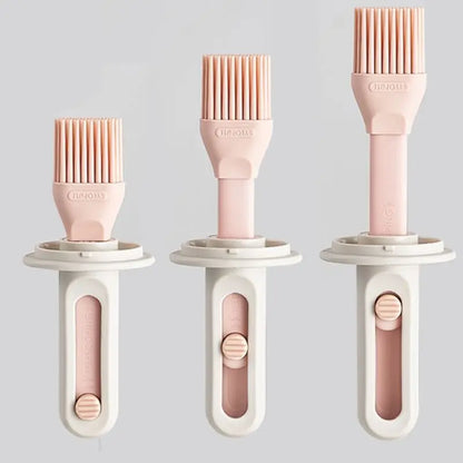 1pc Oil Dispenser Bottle with Heat-Resistant SilicBPA-Free Oil Dispenser Bottle with Heat-Resistant Silicone Brush – 1pc Cooking, Baking & BBQ Applicator for Kitchen & Outdoor Useone Brush – BPA-Free BBQ & Cooking Set