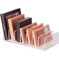 Acrylic Compartment Flip Box – Transparent Photocard Organizer & Display Case for K-Pop Cards, Stationery & Small Items