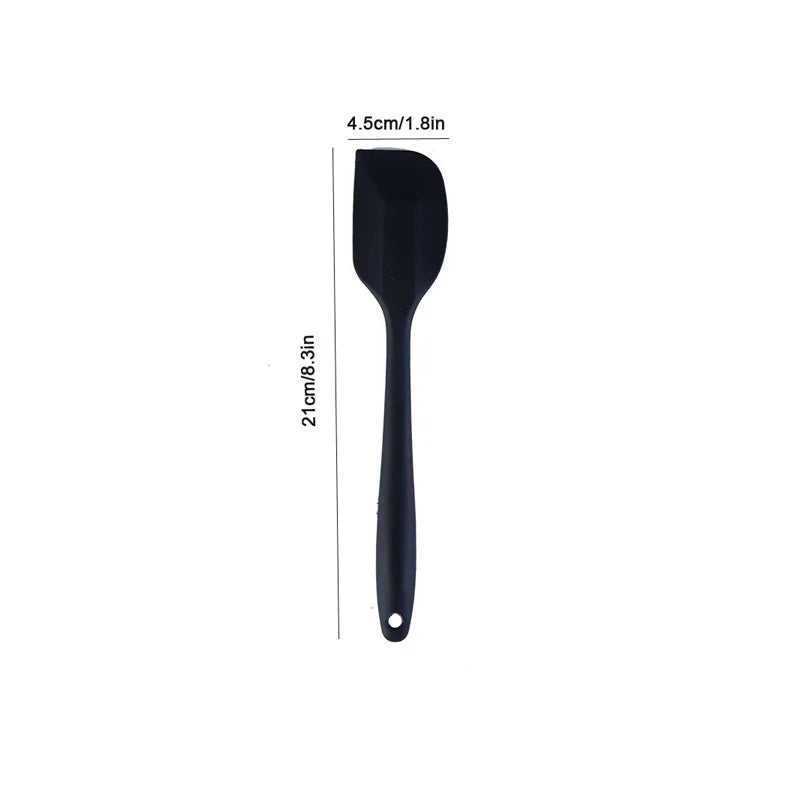 Premium Silicone Cream Spatula – Heat-Resistant Non-Stick Scraper for Baking & Cooking (Small/Large)