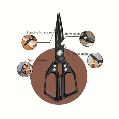 Multipurpose Stainless Steel Kitchen Scissors – Heavy-Duty All-In-One Shears