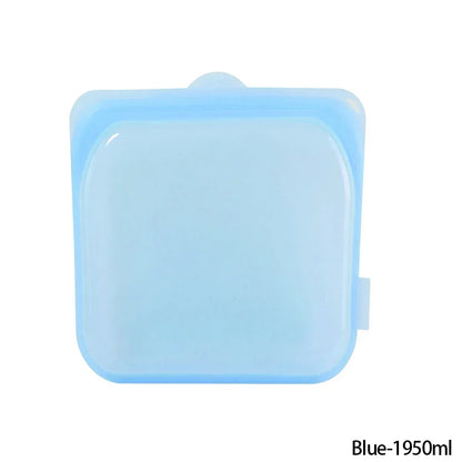 Reusable Silicone Stand-Up Zip Bag – Leakproof Fresh-Keeping Food Storage Bag