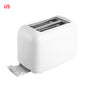 2025 Portable Mini Breakfast Toaster Automatic Removable Bread Crumb Tray Toaster 6 Modes 2 Slice Bread Maker Toaster Ding~
