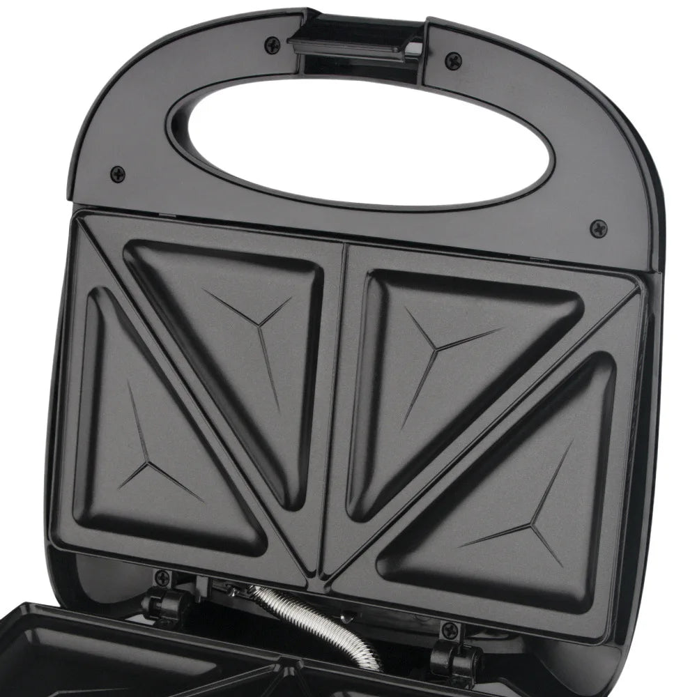 850W Double-Sided Multi-Functional Breakfast Maker – Waffle, Sandwich & Mini Cake Maker (Semi-Automatic, EU 220V)