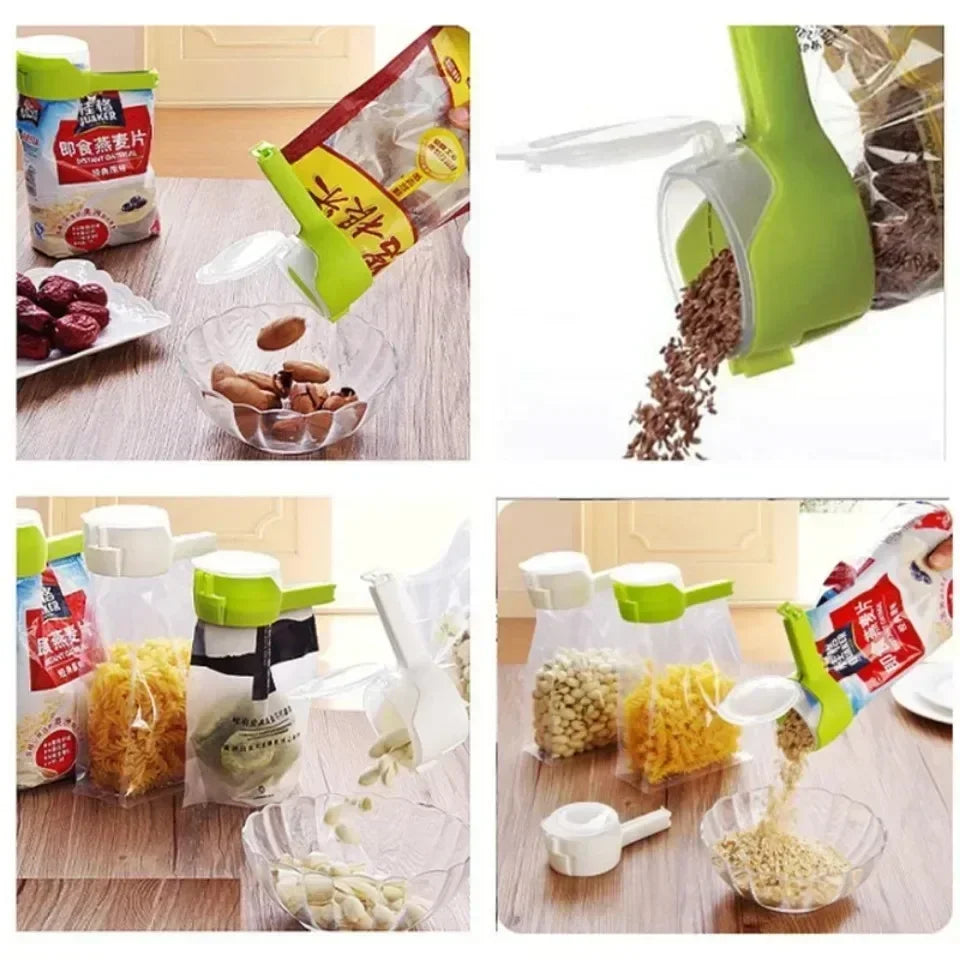 Snack Sealing Clip – Fresh-Keeping Food Bag Sealer with Flip-Top Buckle, Dustproof, Leak-Proof & Insect-Resistant