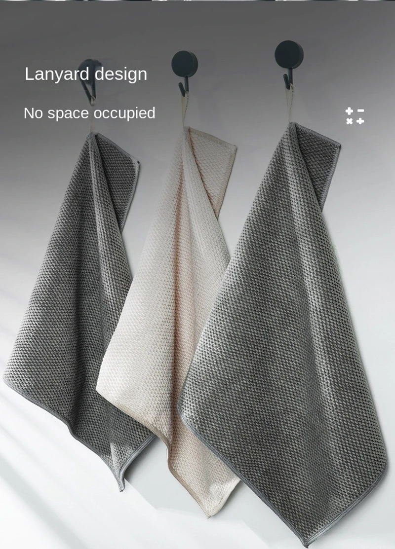 Kitchen Bar Cleaning Cloth Set – Honeycomb Microfiber Towels for Coffee Machines, Bars & Home Cleaning (3/5/10 PCS)