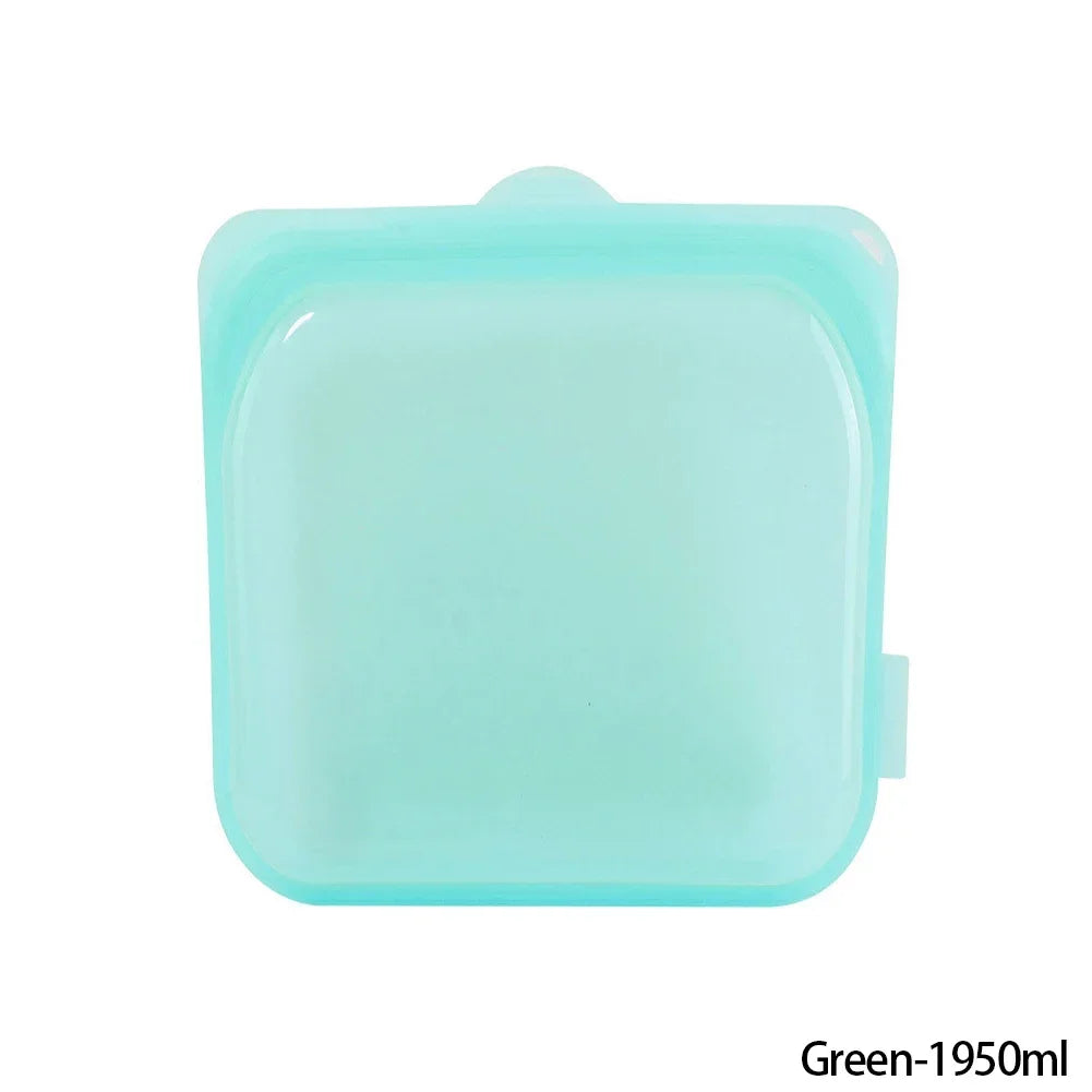 Reusable Silicone Stand-Up Zip Bag – Leakproof Fresh-Keeping Food Storage Bag
