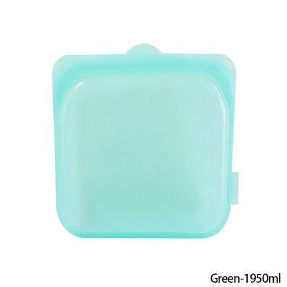 Reusable Silicone Stand-Up Zip Bag – Leakproof Fresh-Keeping Food Storage Bag