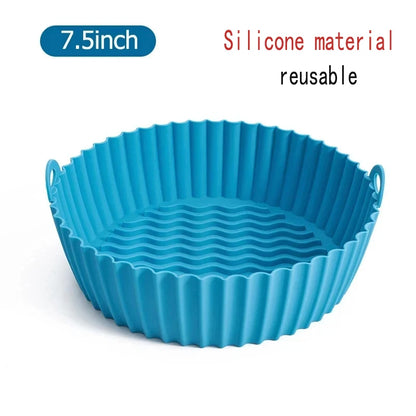 50PCS Round Disposable Air Fryer Paper Liners – Non-Stick, Oil-Proof, Heat-Resistant