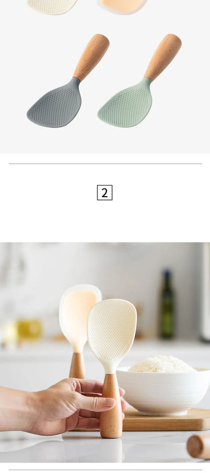 Silicone Non-Stick Cooking Spoon – Heat-Resistant, Anti-Scald, Durable Kitchen Tool