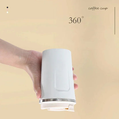 Stainless Steel Thermal Travel Coffee Cup – 380/510ml Vacuum Insulated Leak-Proof Mug for Hot & Cold Drinks