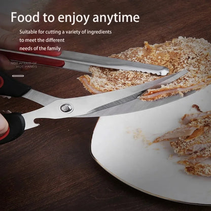 Skeyo Multi-Functional Stainless Steel Kitchen Scissors – Heavy-Duty Poultry, Fish & Household Cutting Shears
