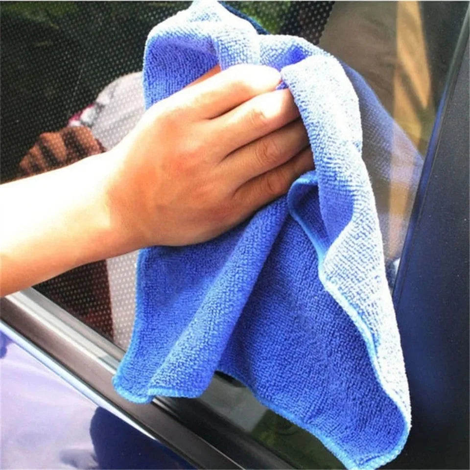Microfiber Cleaning Towels – Ultra-Absorbent Car Wash, Polishing & Home Cleaning Cloths (1–20 PCS)