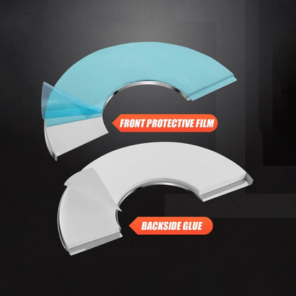 Self-Adhesive Stainless Steel Faucet Decorative Cover – Chrome Finish Wall Pipe Escutcheon for Bathroom & Kitchen (Multiple Sizes)