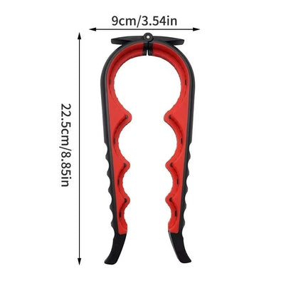 4-in-1 Multi-Function Can & Bottle Opener – Anti-Slip Handle Lid Twister for Jars, Cans, Pull-Tabs & Beverages