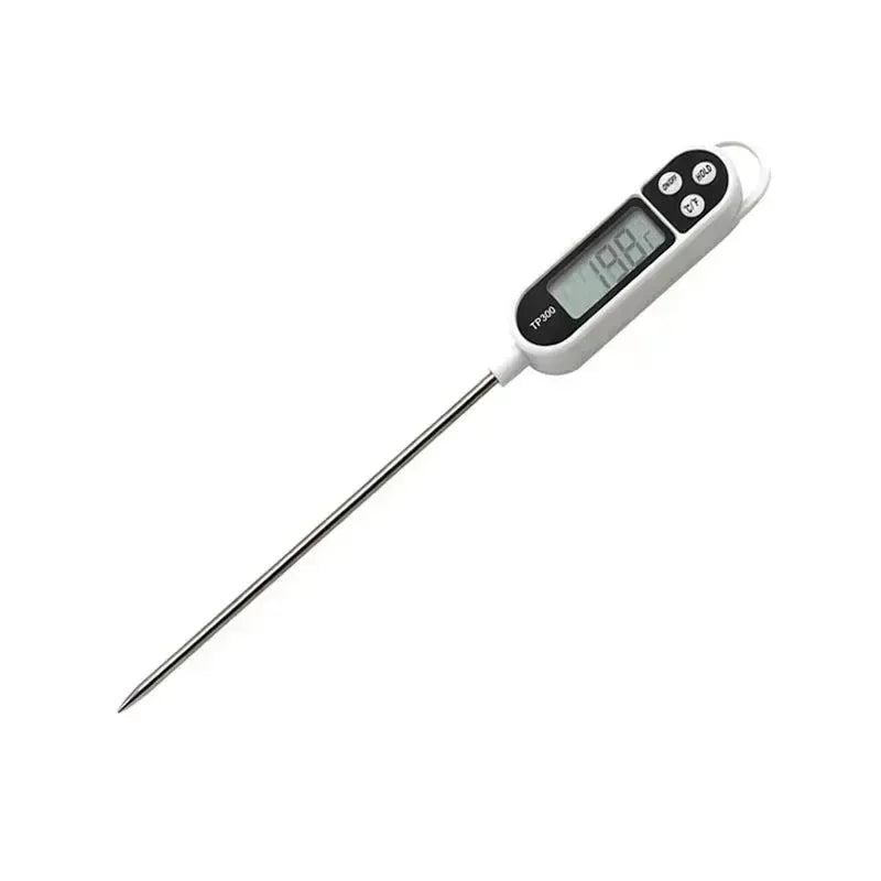 TP300 Digital Food Thermometer – Instant-Read Probe Thermometer for Meat, Oil, BBQ & Cooking