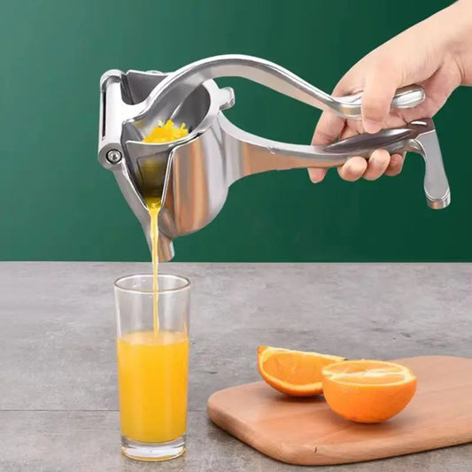 Manual Aluminum Alloy Juice Squeezer – Hand-Pressure Juicer for Pomegranate, Citrus & Sugar Cane