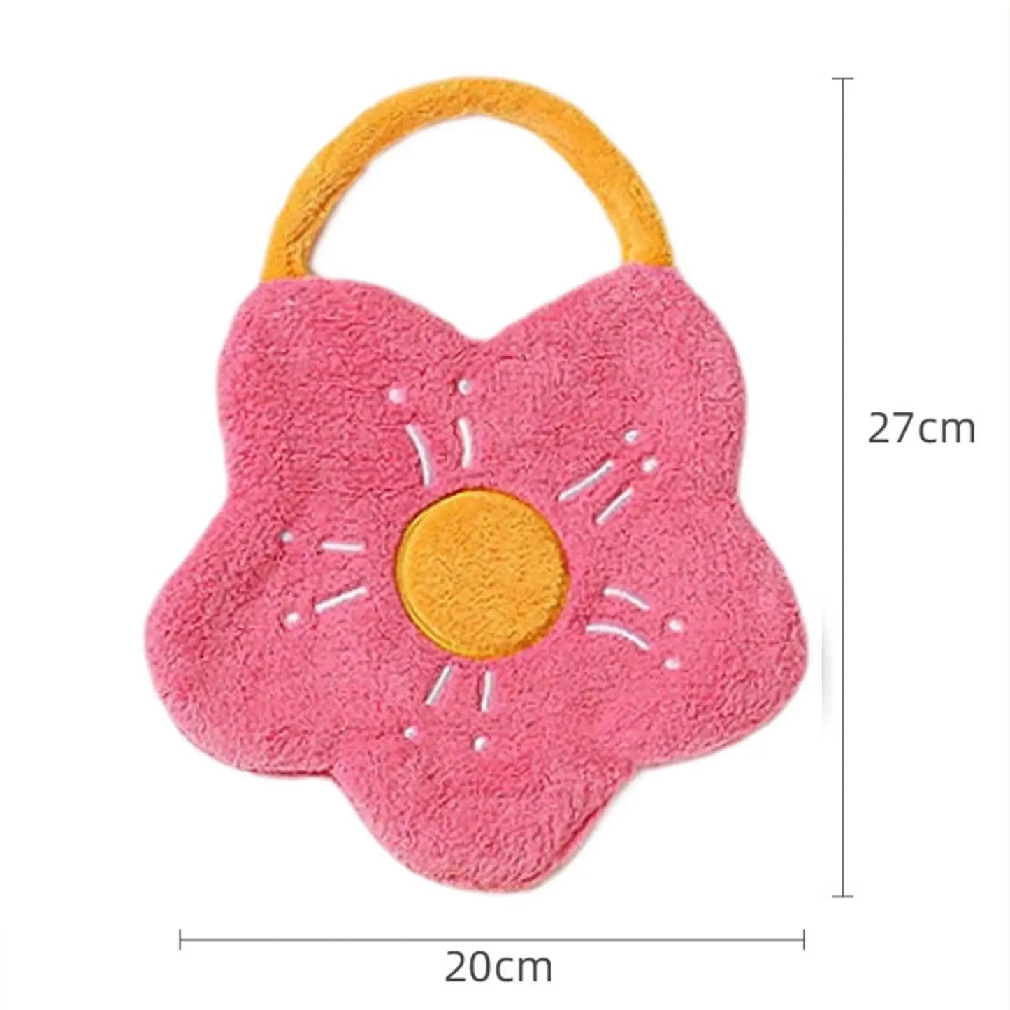 Soft Hanging Hand Towel – Reusable Fast-Drying Fleece Dishcloth for Kitchen & Bathroom