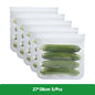 Reusable PEVA Ziplock Storage Bags – BPA-Free, Leak-Proof Freezer & Lunch Bags (1/5/10 Pcs)