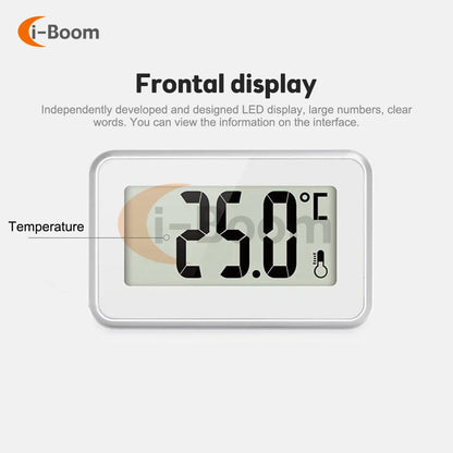 Electronic Refrigerator Thermometer – Magnetic Digital Temperature Monitor with Automatic Frost Alarm