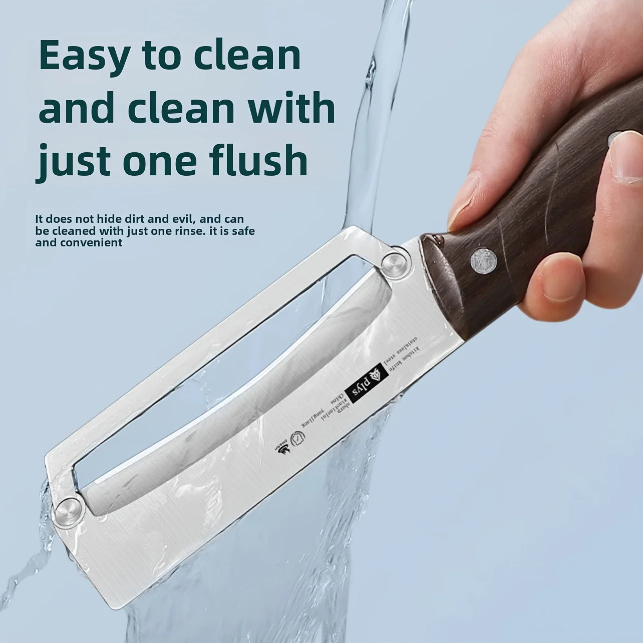 Stainless Steel Peeler with Wooden Handle – Smooth, Durable Fruit & Vegetable Peeler