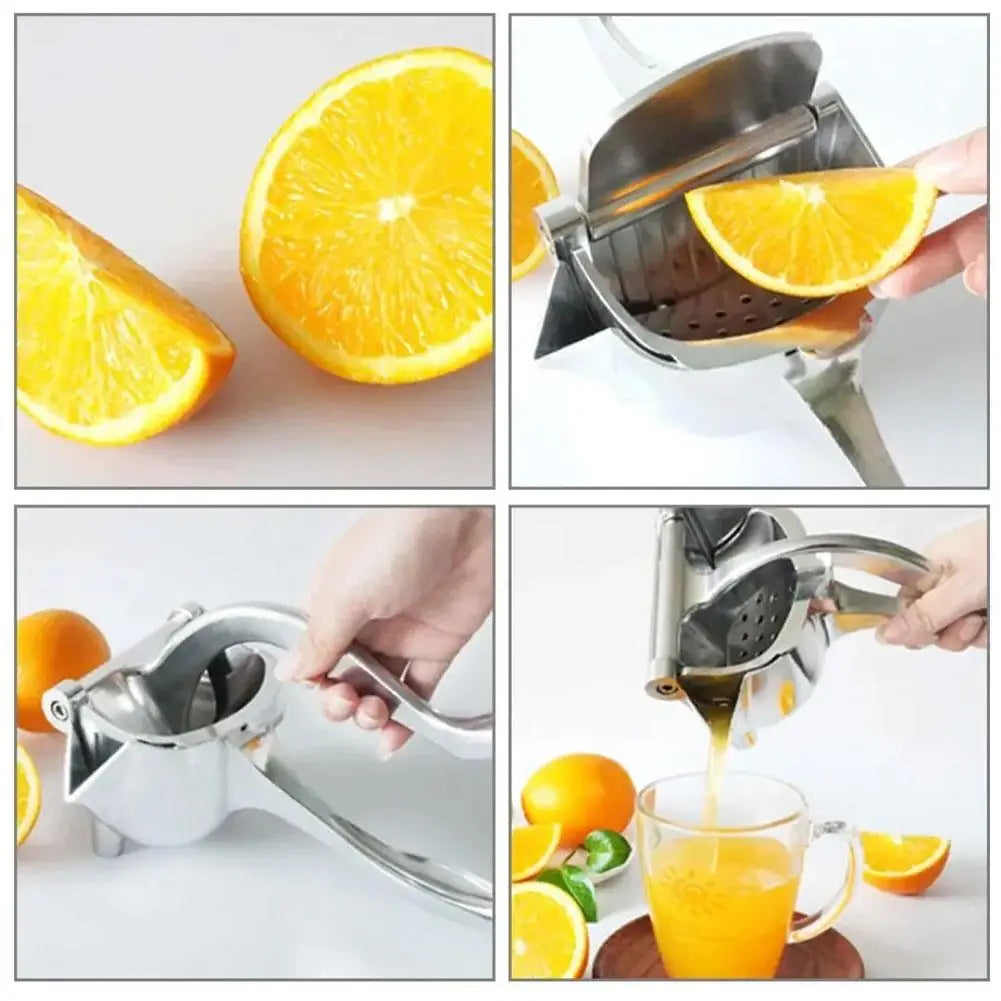 Manual Aluminum Alloy Citrus Juicer – Hand Press Lemon & Fruit Squeezer