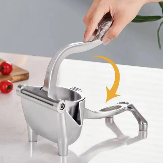 Manual Aluminum Alloy Juice Squeezer – Hand-Pressure Juicer for Pomegranate, Citrus & Sugar Cane