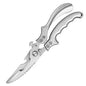 Professional Chicken Bone Scissors – Upgraded Heavy-Duty Poultry Shears for Chicken, Turkey, Fish, Meat & Vegetables (Stainless Steel)
