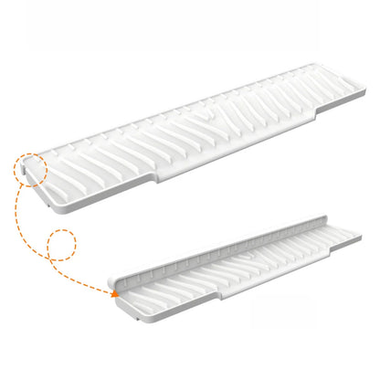 45cm Silicone Faucet Drain Mat – Anti-Slip Sink Splash Guard & Kitchen Sink Holder (Modern Farmhouse Decor)