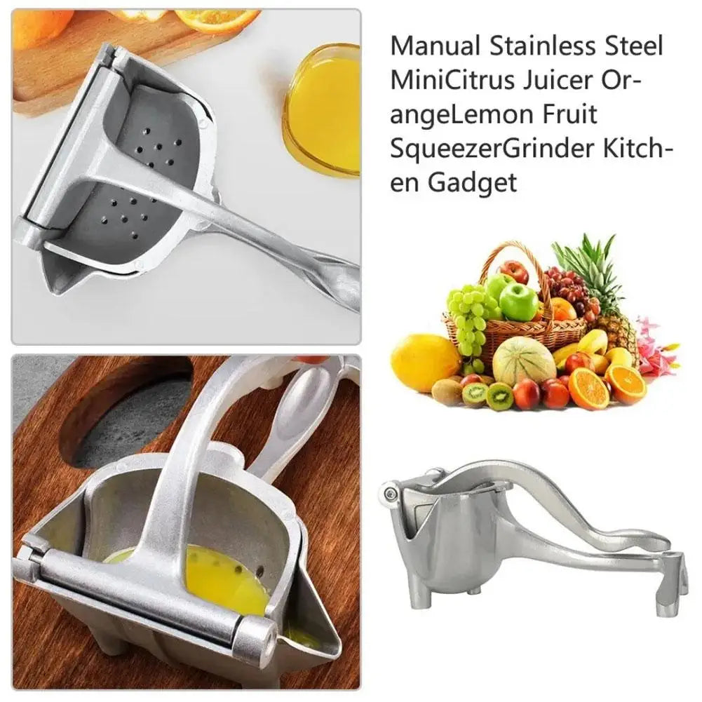 Manual Aluminum Alloy Citrus Juicer – Hand Press Lemon & Fruit Squeezer