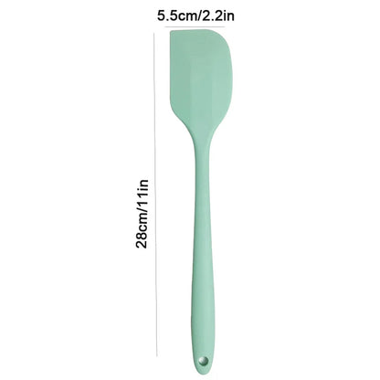 Premium Silicone Cream Spatula – Heat-Resistant Non-Stick Scraper for Baking & Cooking (Small/Large)