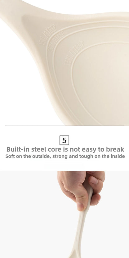 Premium Silicone Multipurpose Cooking Spoon – Heat-Resistant, Anti-Slip Handle, Steel-Core Kitchen Tool