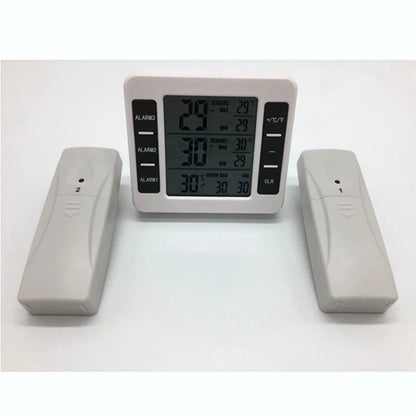 Digital Wireless Refrigerator Thermometer – Cordless Fridge/Freezer Temperature Monitor (-40°C~60°C)