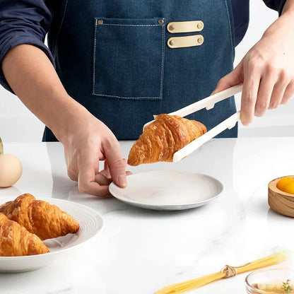 Silicone Grill Tongs – Non-Stick, Heat-Resistant Serving Clip for BBQ, Bread, Salad & Cooking