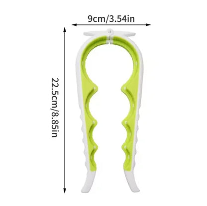 4-in-1 Multi-Function Can Opener – Bottle Cap Twister with Anti-Slip Handle for Cans & Beverages