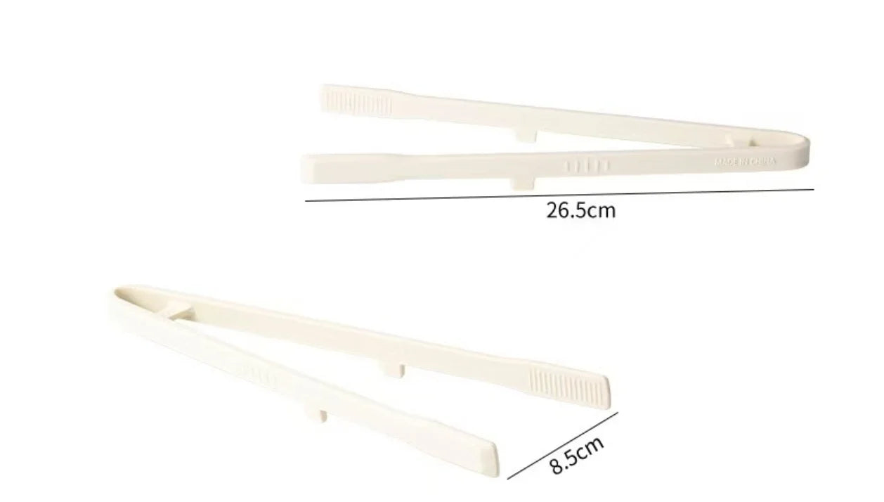 Silicone Grill Tongs – Non-Stick, Heat-Resistant Serving Clip for BBQ, Bread, Salad & Cooking