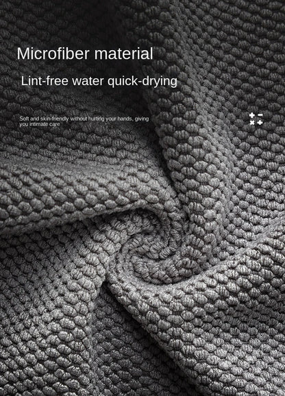 Kitchen Bar Cleaning Cloth Set – Honeycomb Microfiber Towels for Coffee Machines, Bars & Home Cleaning (3/5/10 PCS)