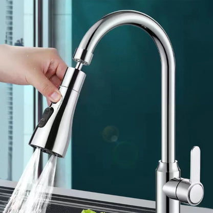 3-in-1 360° Rotating Kitchen Faucet Extender – Universal Pull-Out Tap Sprayer with Multi-Mode Booster Flow