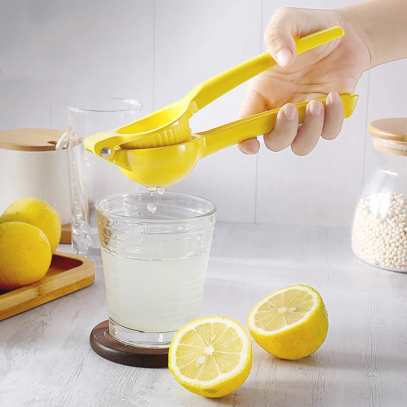 Aluminum Alloy Manual Lemon Squeezer – Hand-Pressed Orange & Fruit Juicer, Portable Eco-Friendly Kitchen Tool