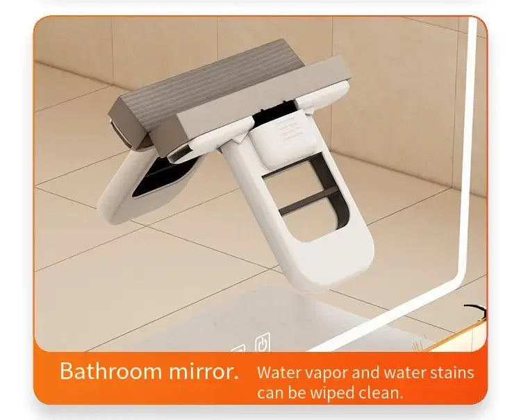Handheld Foldable Sponge Mop Portable Wet and Dry Dual-Use Water Absorbent Mop Floor Cleaner Bathroom Kitchen Cleaning Tool