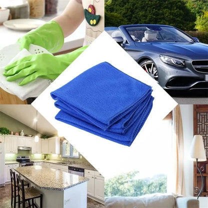 Microfiber Cleaning Towels – Ultra-Absorbent Car Wash, Polishing & Home Cleaning Cloths (1–20 PCS)