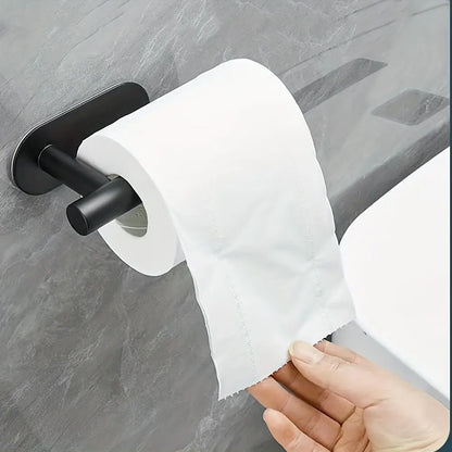 No-Drill Stainless Steel Toilet Paper Holder – Self-Adhesive Bathroom Tissue & Towel Dispenser for Home & Kitchen