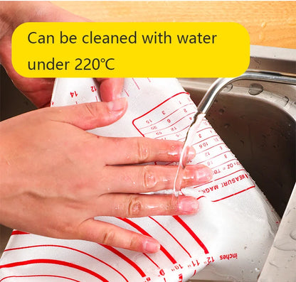 BUYYES Extra-Large Silicone Baking Mat – Non-Stick Kneading Pad for Dough, Pizza, Pastry & Cake Prep