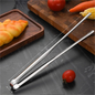 Stainless Steel Grill Tongs – Non-Slip Food Clip for BBQ, Cooking & Serving