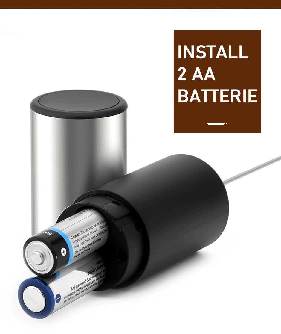 Electric Milk Frother Foam Maker – Portable Battery-Powered Coffee Mixer & Drink Whisk