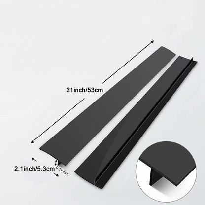 Heat-Resistant Silicone Stove Counter Gap Cover – Anti-Spill Kitchen Protector & Oil-Proof Slit Seal