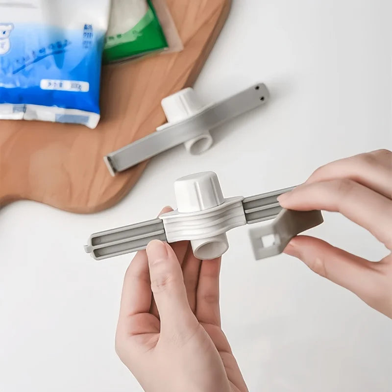 Kitchen Storage Food Snack Sealing Bag Clips Screw Cap Seasoning Bag Milk Powder Bag Preservation Clip Gadgets Home Accessories