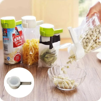 Snack Sealing Clip – Fresh-Keeping Food Bag Sealer with Flip-Top Buckle, Dustproof, Leak-Proof & Insect-Resistant