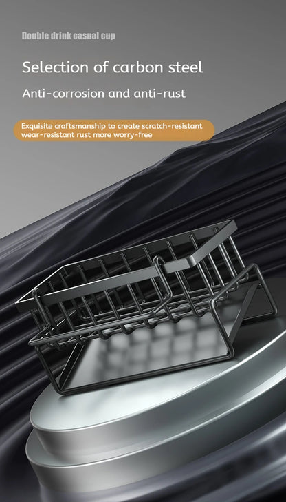 Stainless Steel Sink Drain Rack – Sponge Holder, Soap Tray & Faucet Organizer Shelf for Kitchen Storage