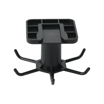 2PCS Kitchen Hook Organizer – Wall-Mounted Hanger & Dish Lid Rack for Cups, Utensils & Bathroom Storage (6 Hooks, PP/ABS)