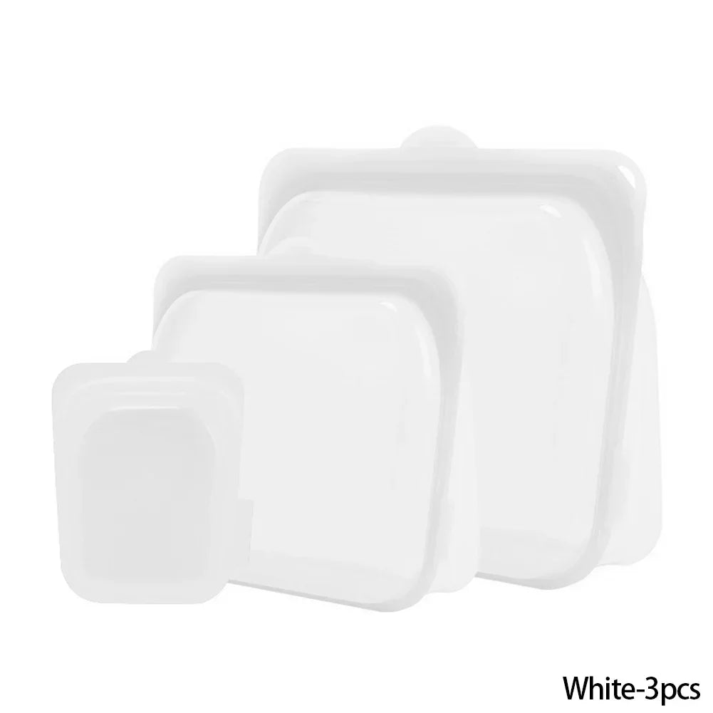 Reusable Silicone Stand-Up Zip Bag – Leakproof Fresh-Keeping Food Storage Bag